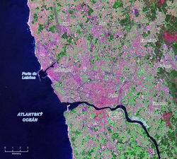 Porto - satelitní mapka